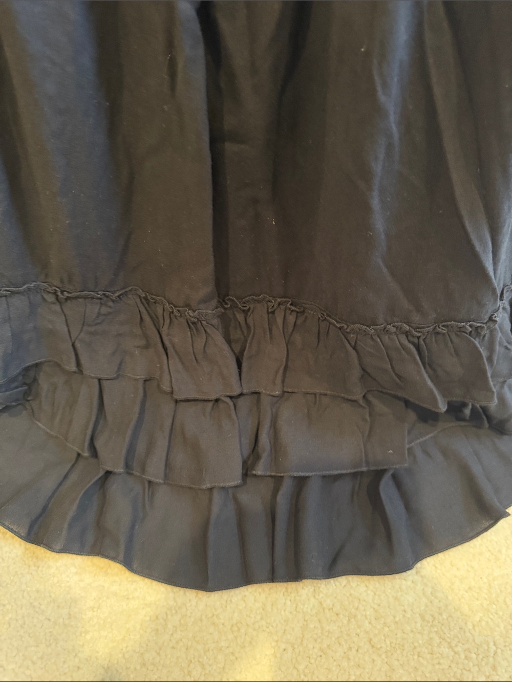 Black Ruffled Sundress - Picture 4 of 5